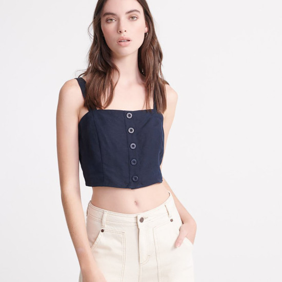 Superdry Γυναικεία αμάνικη μπλούζα